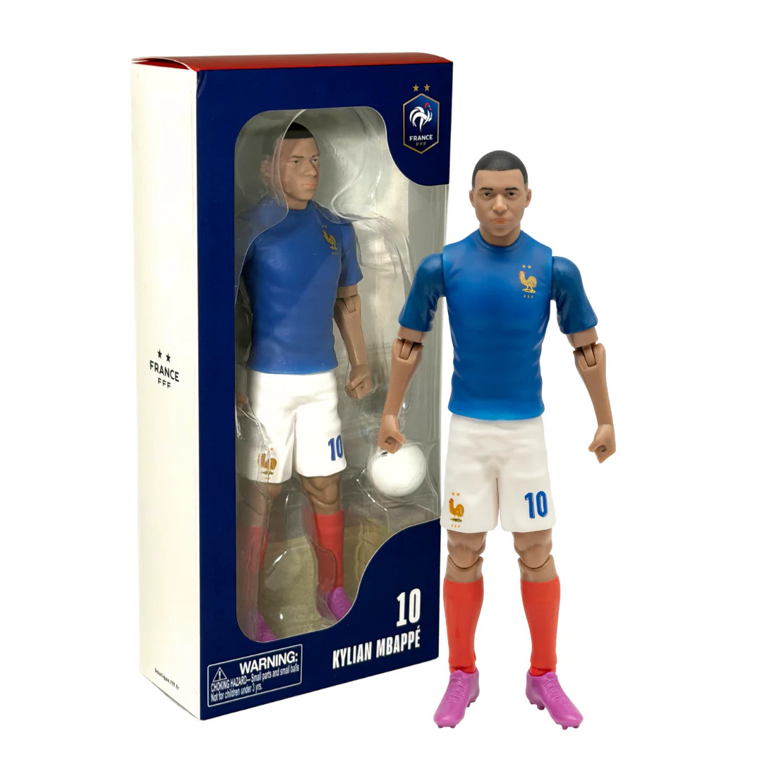 Banbo Toys SOCKERS France National Kylian Mbappé 8&Prime; Soccer Action Figure