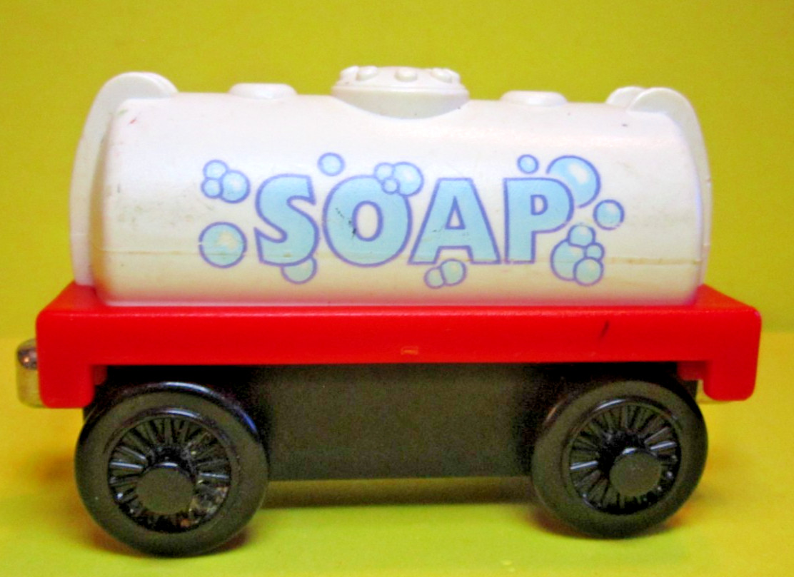 Thomas Interactive Learning Railway Train Soap Tanker Car Fits Wooden Track