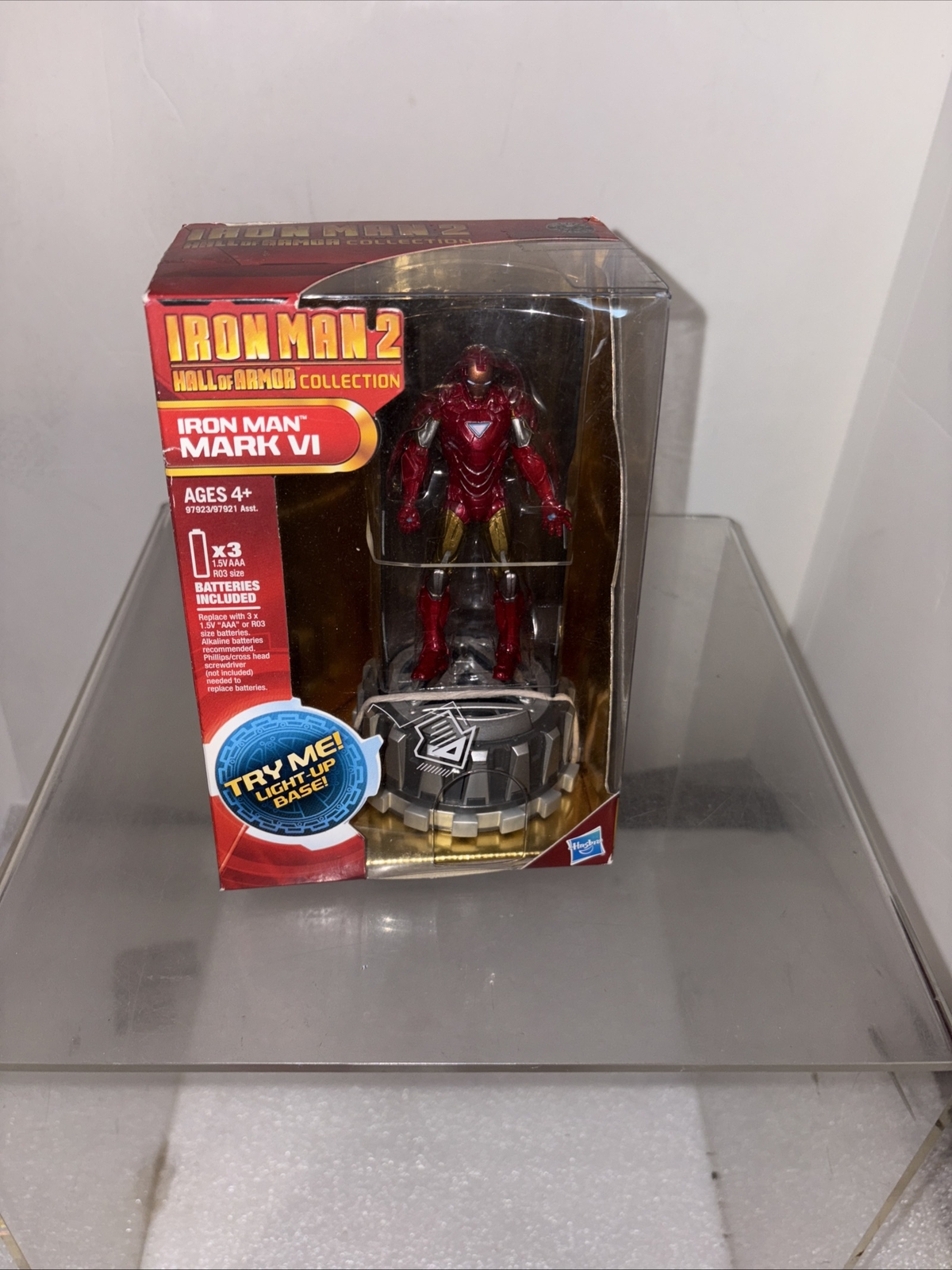 Iron Man 2 Movie Light Up Figure Hall Of Armor Series Iron Man Mark VI NISB