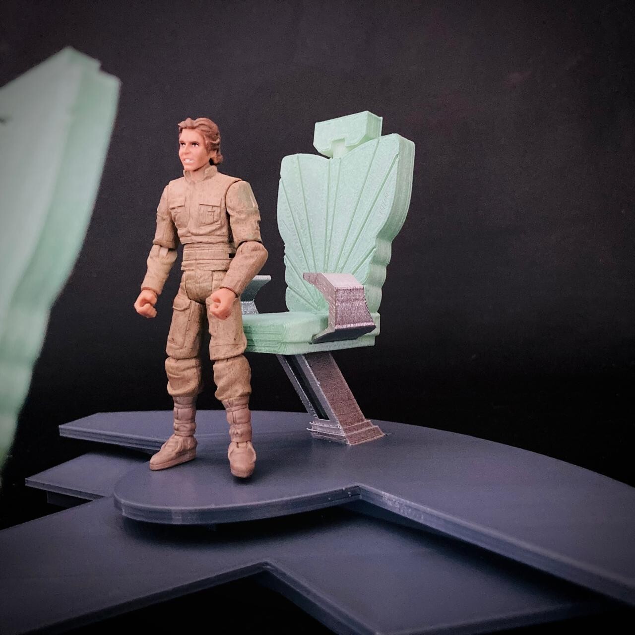 U.S.S. Enterprise Bridge Control Center Console for 3.75in (1:18) Fig Diorama