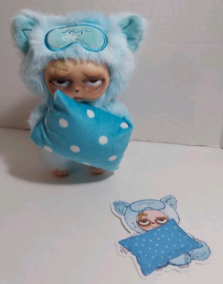 V2 Sleepless Grumpipi Whispers To Dreamland Blue Keychain – Jiong Jiong