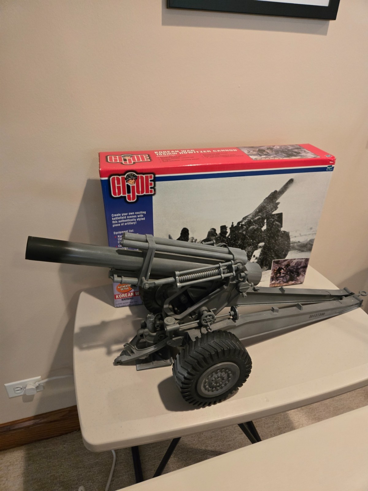 2001 Hasbro GI Joe Korean War 155mm Howitzer Cannon