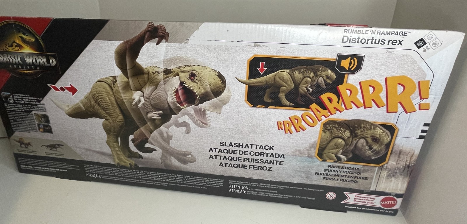 Jurassic World Rumble &lsquo;N Rage Distortus Rex