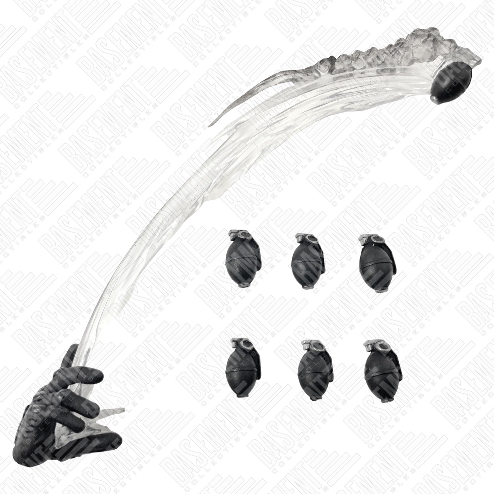 Mezco One:12 Snake Eyes – Six Grenades & Throwing Effect G.I. Joe 1:12 Scale