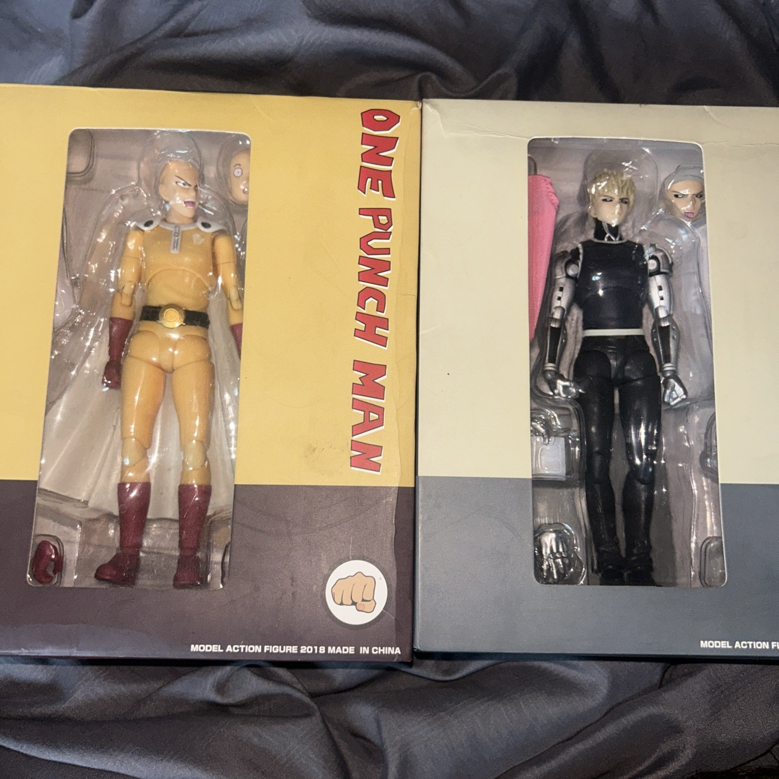 Dasin Model One Punch Man Saitama & Genos 2 Figure Figuarts (READ DESCRIPTION)