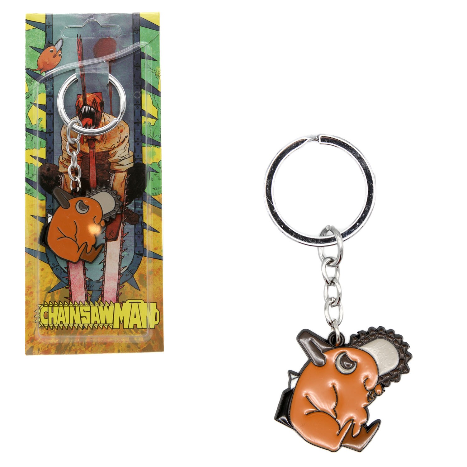 POCHITA Chainsaw Man 1 in. Key Chain (Chainsaw Devil Anime KeyChain Charm)