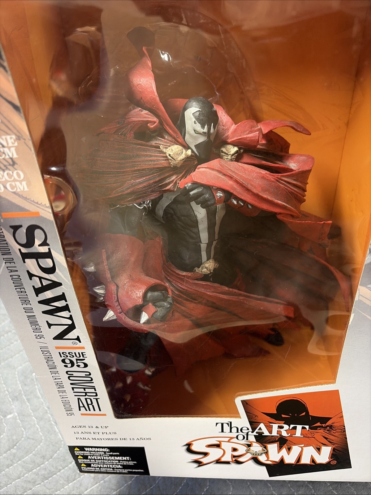 The Art of Spawn 2005 McFarlane i.095 Issue 95 Cover Art 12&Prime; Figure Open Box