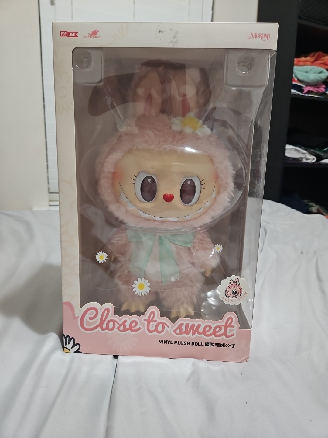 Pop Mart Mokoko Close to Sweet Series Vinyl Face Plush Doll, Authentic Mokoko