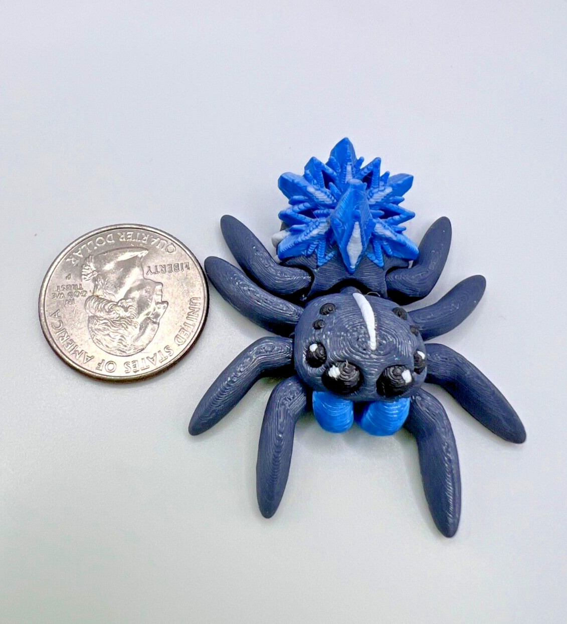 Miniature Fidget Jumping Spider Toys, Set of 10, Novelty Gift, Unique Decor