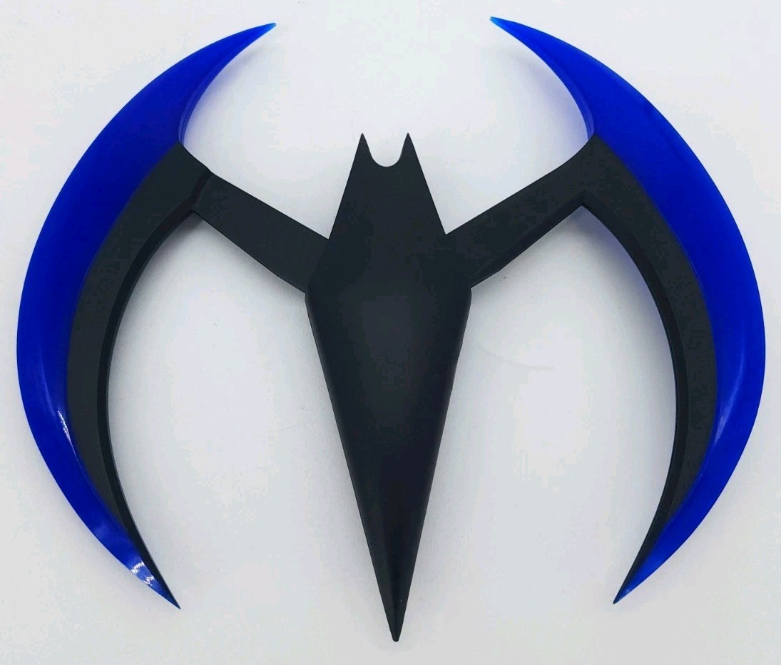 NECA Batarang Batman Beyond Prop Replica blue with light up wings – No Box