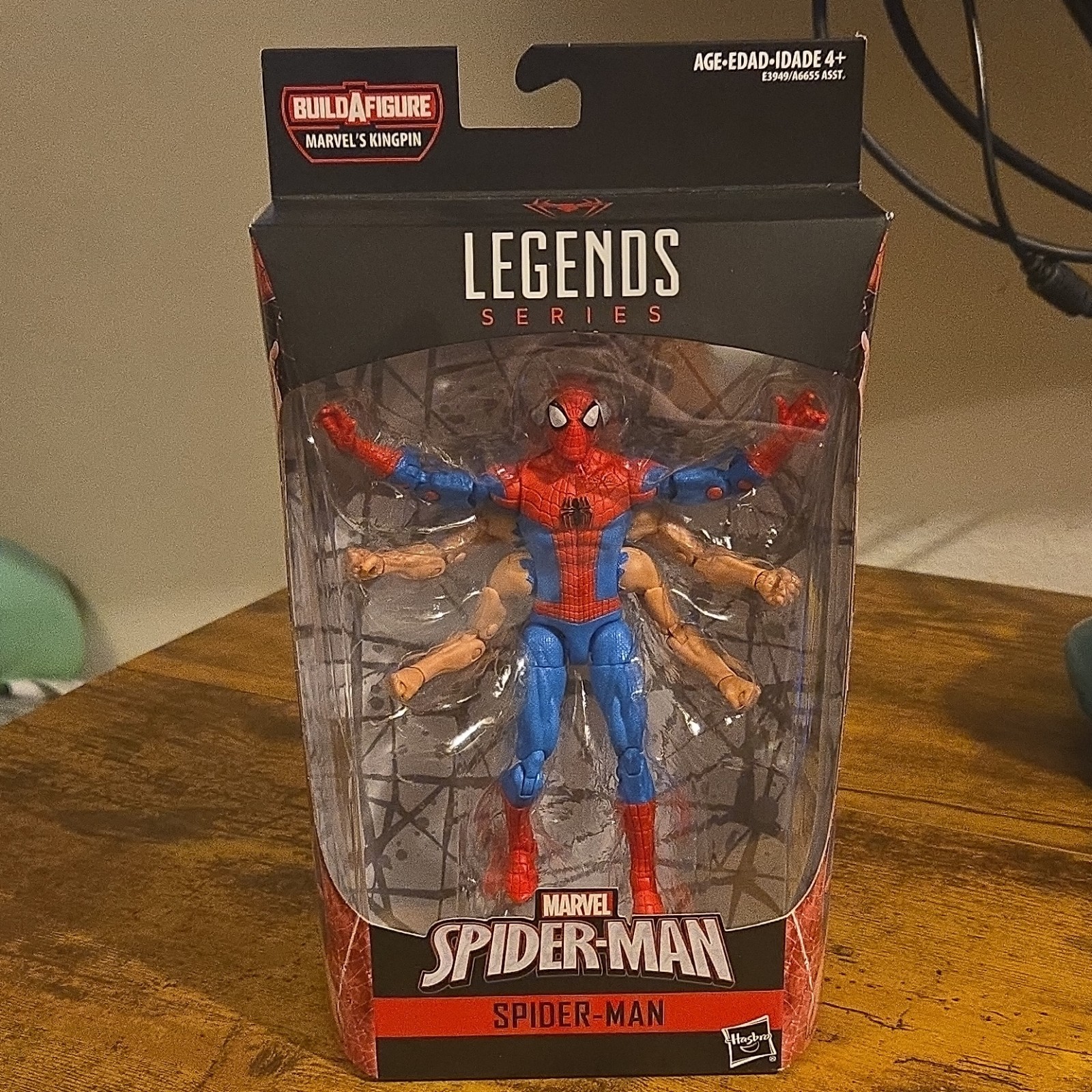 Hasbro Marvel Legends Spider-Man Build-A-Figure boxed unopened