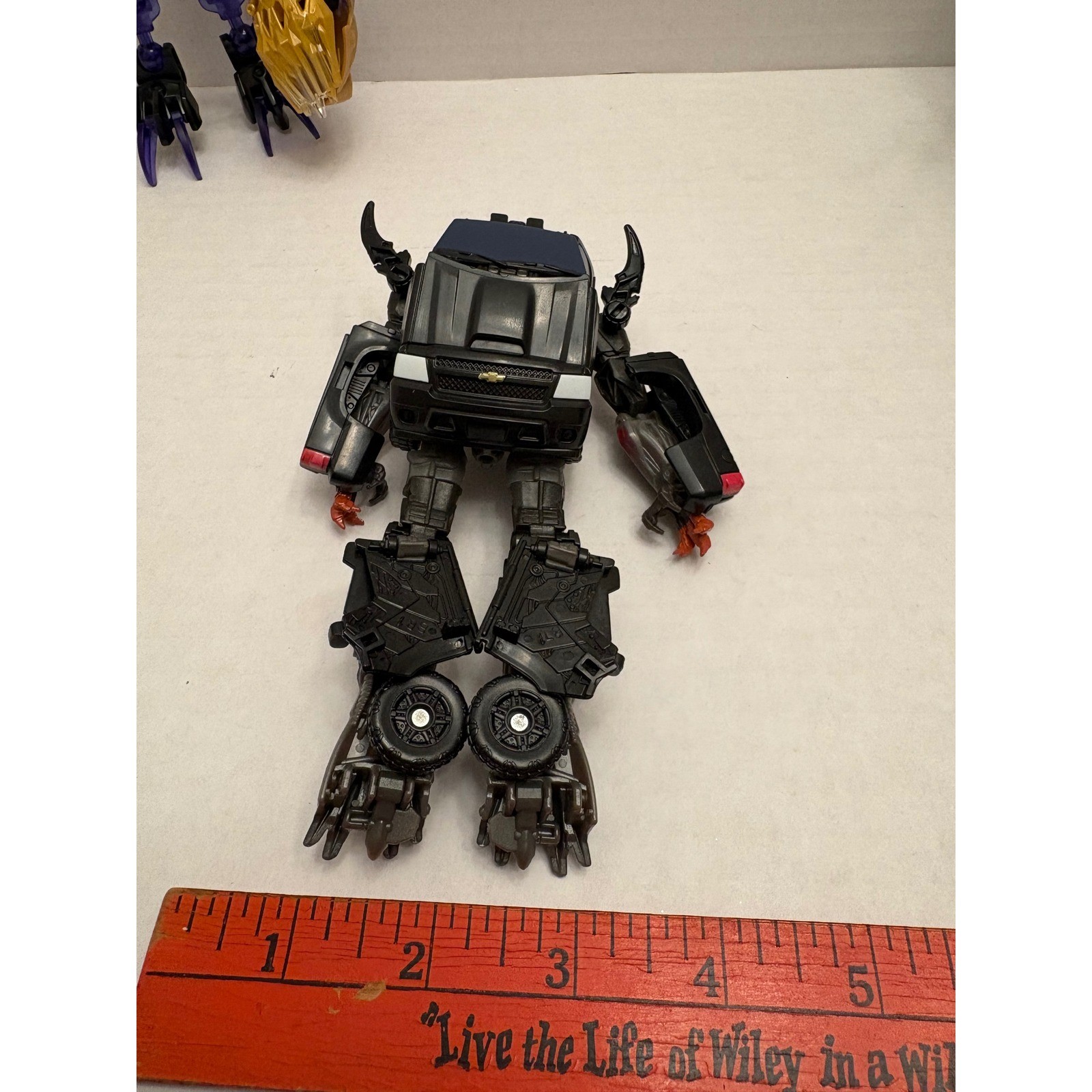 Transformers Action Figure Lot Optimus Prime Bumblebee Ironhide Sideswipe 5pc