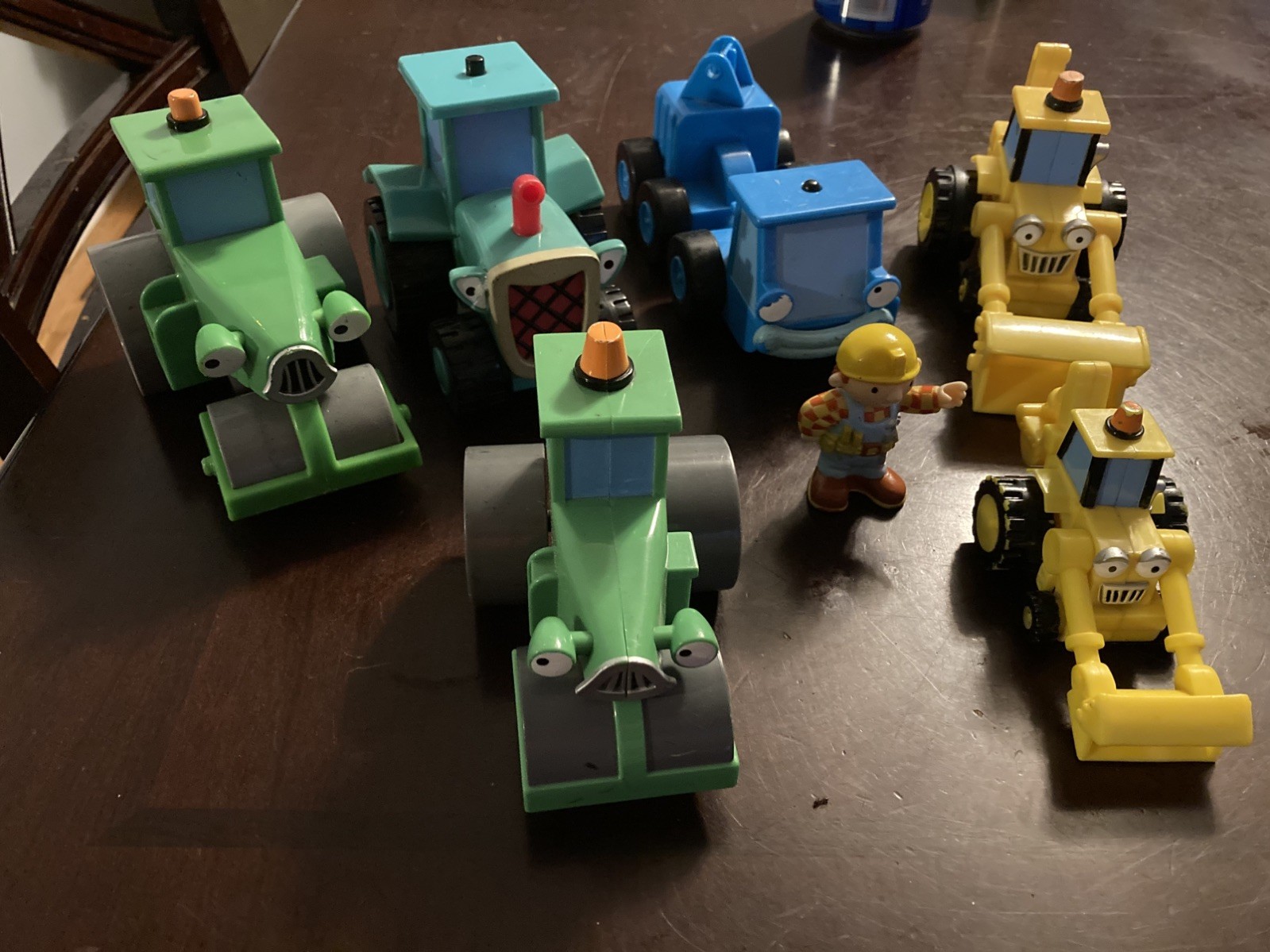 Vintage Bob The Builder Construction Vehicles – Lot Of 4 2 Talking 2000-2005