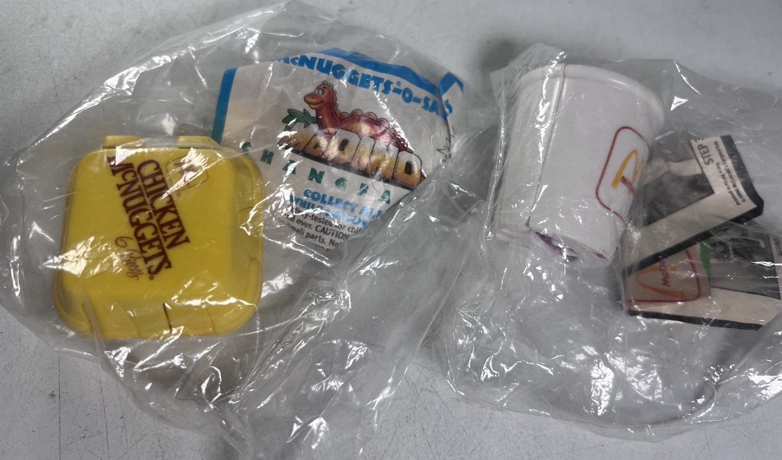 Mcdino Changeables McDino Tri-Shake-Atops Milkshake & Nuggets McDonald&rsquo;s 1990