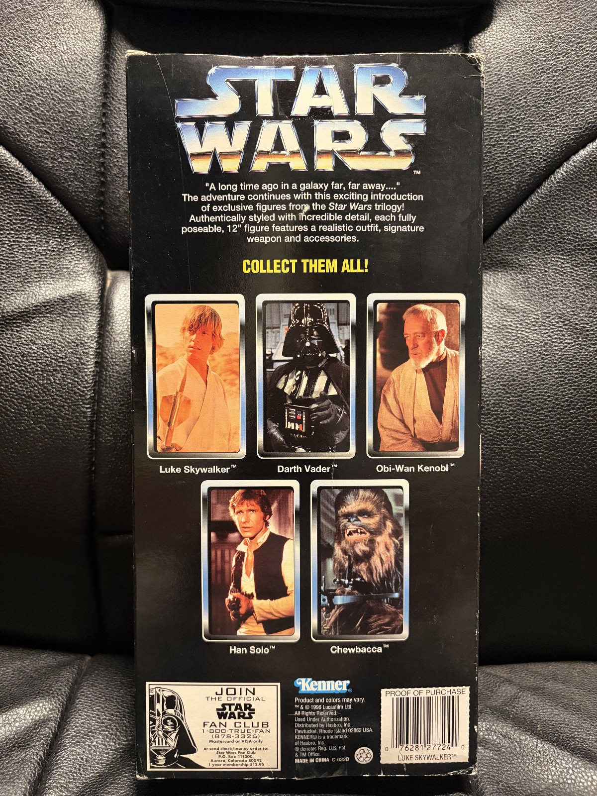 Star Wars Luke Skywalker Kenner Collectors Series 12&Prime; inch Action Figure