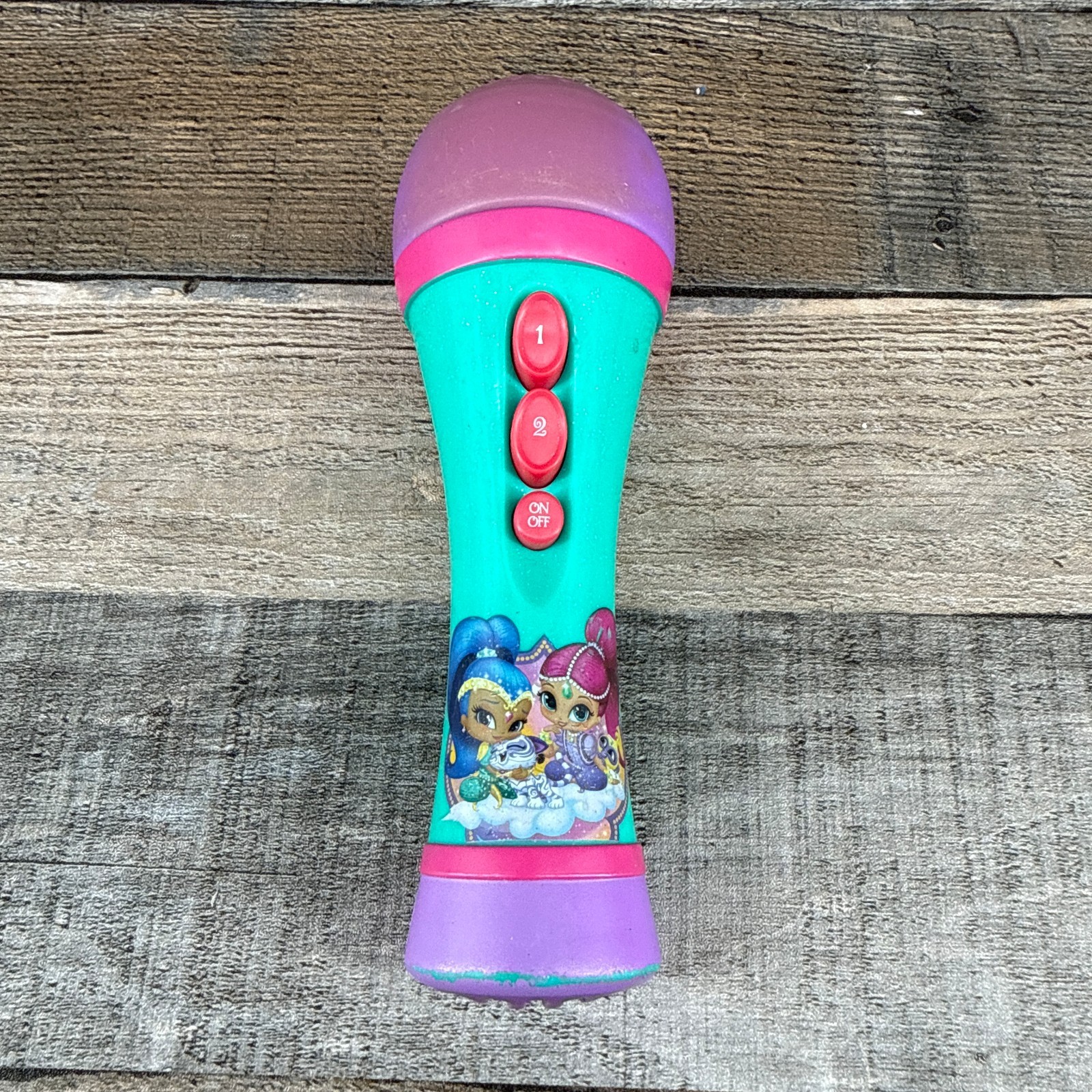 Nickelodeon Shimmer & Shine Genie Gem Microphone Fisher Price Works