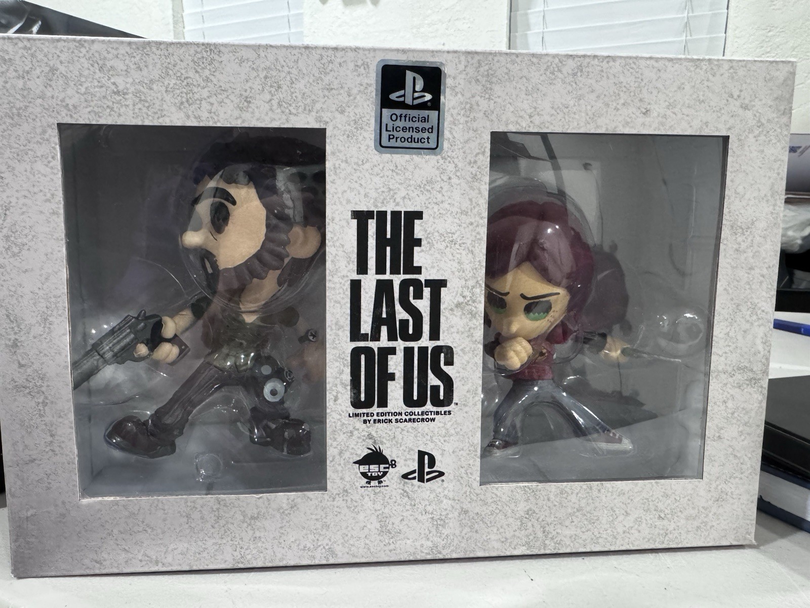 ESC Toy the Last of US Ellie and Joel Vinyl Figure Set