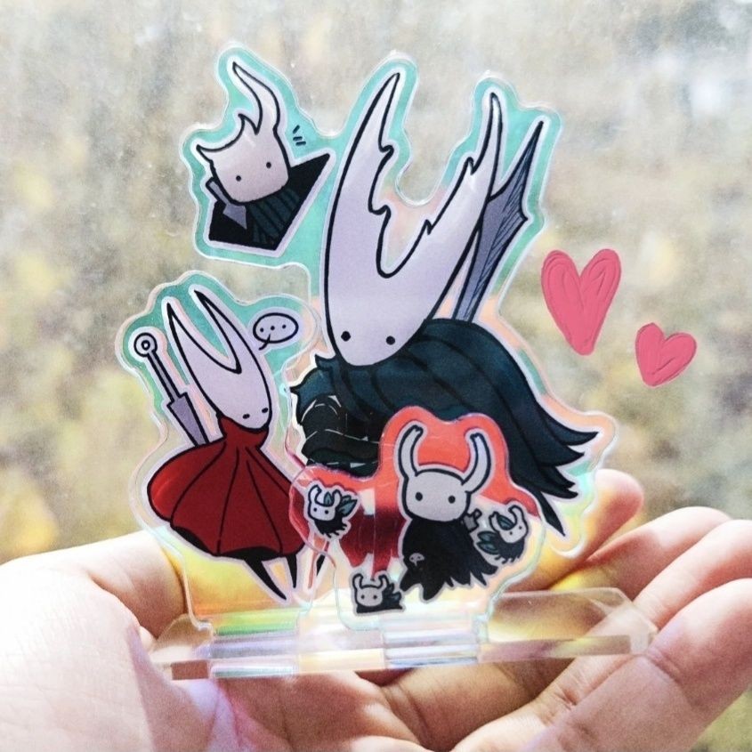 8cm Hollow Knight: Silksong Acrylic Stand Figure Model Collection Standee