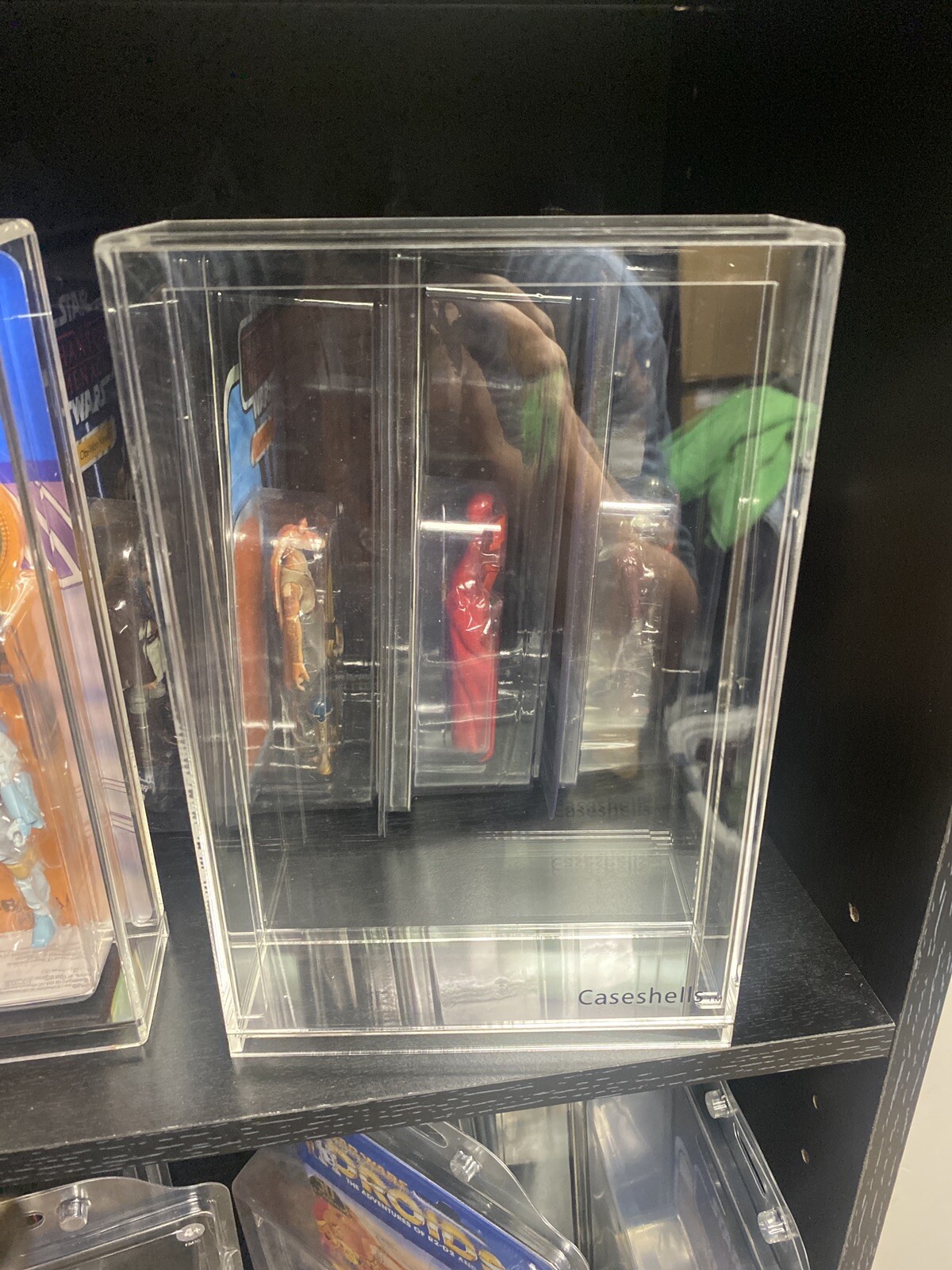 1 Star Wars Acrylic Display Case Kenner & vintage collection/GI Joe3.75&Prime;