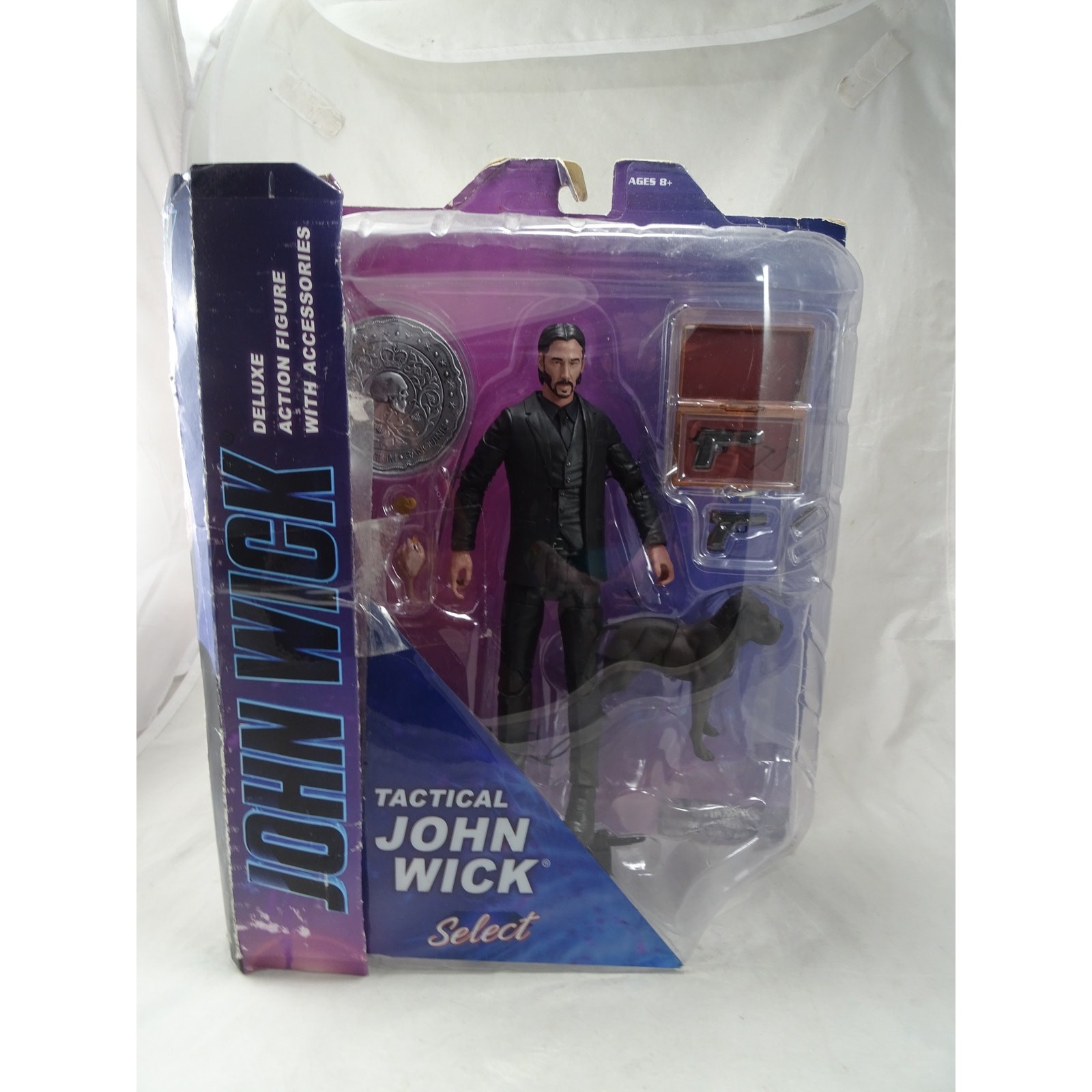 Diamond Select John Wick Chapter 2 Tactical 7&Prime; Action Figure NIP Damaged Box