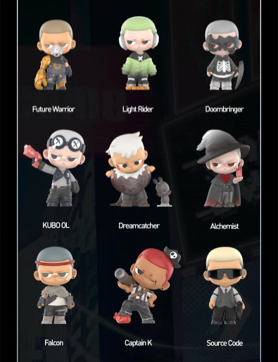One Set KUBO Select Your Character Series Sealed Figure Gift Art Boy Blind Box