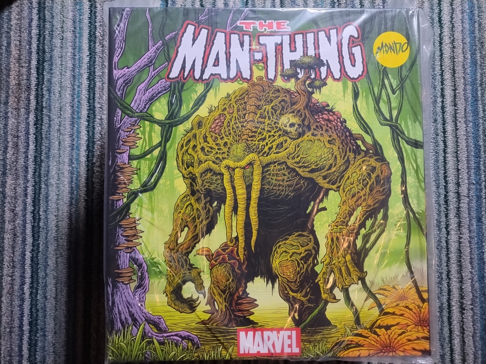 MONDO MARVEL MAN-THING 12&Prime; SOFT VINYL FIGURE REGULAR VERSION GROWMAN MIB
