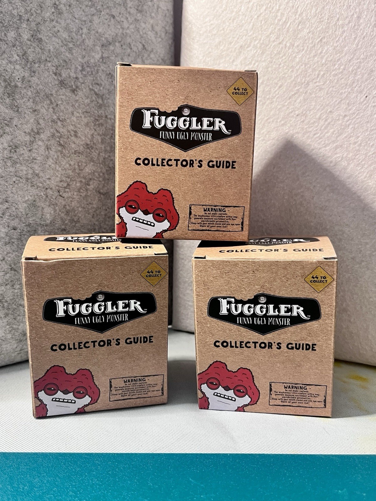 Fuggler Funny Ugly Monster Collectible Figures 3-Pack Bundle Series 1 NEW SEALED