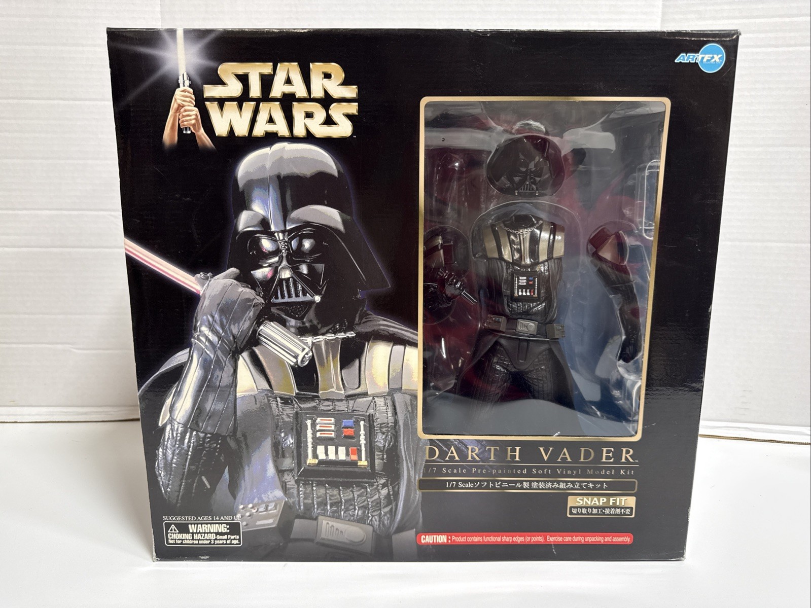 Star Wars Kotobukiya ArtFX Darth Vader Snap Fit 1/7 Scale Model Statue PRE-OWNED