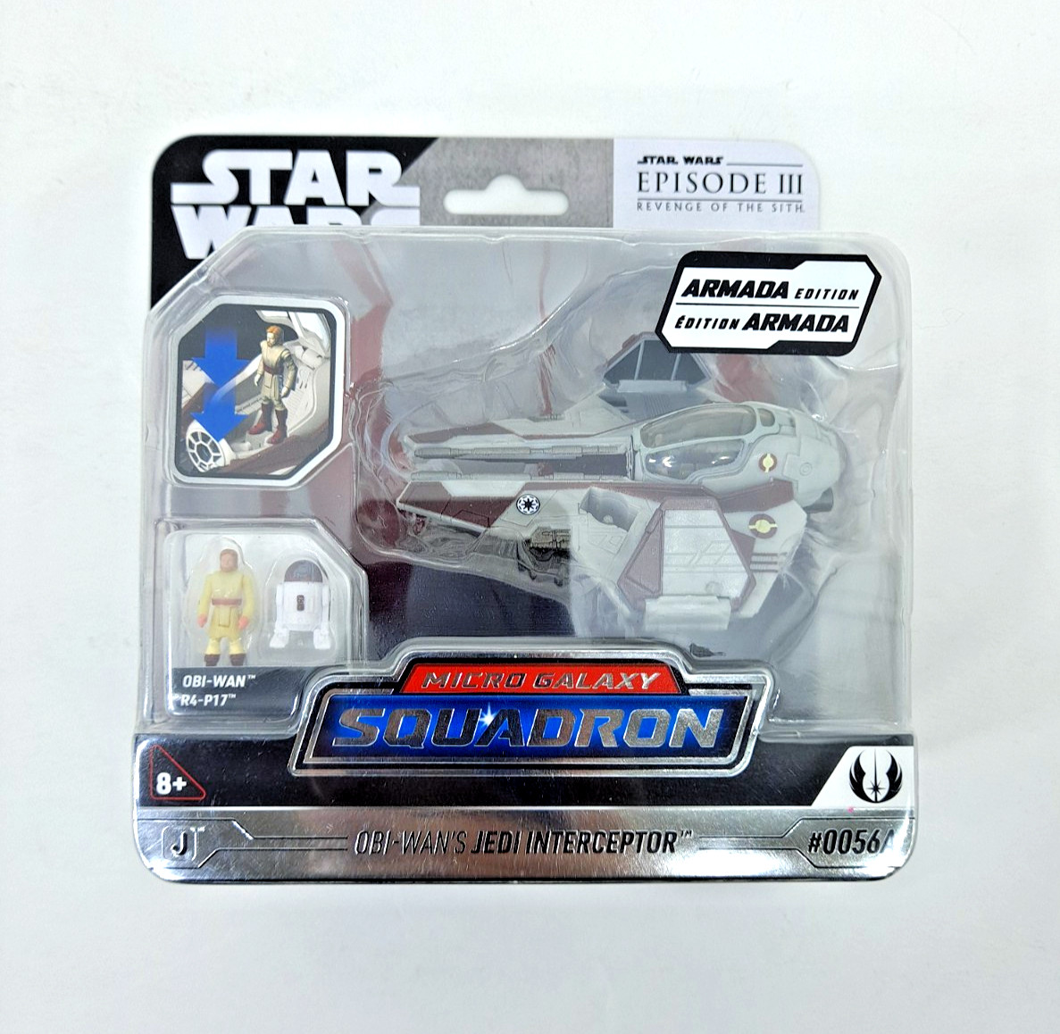 Star Wars Micro Galaxy Squadron Series 3 Obi-Wan&rsquo;s Jedi Interceptor and R4-P17