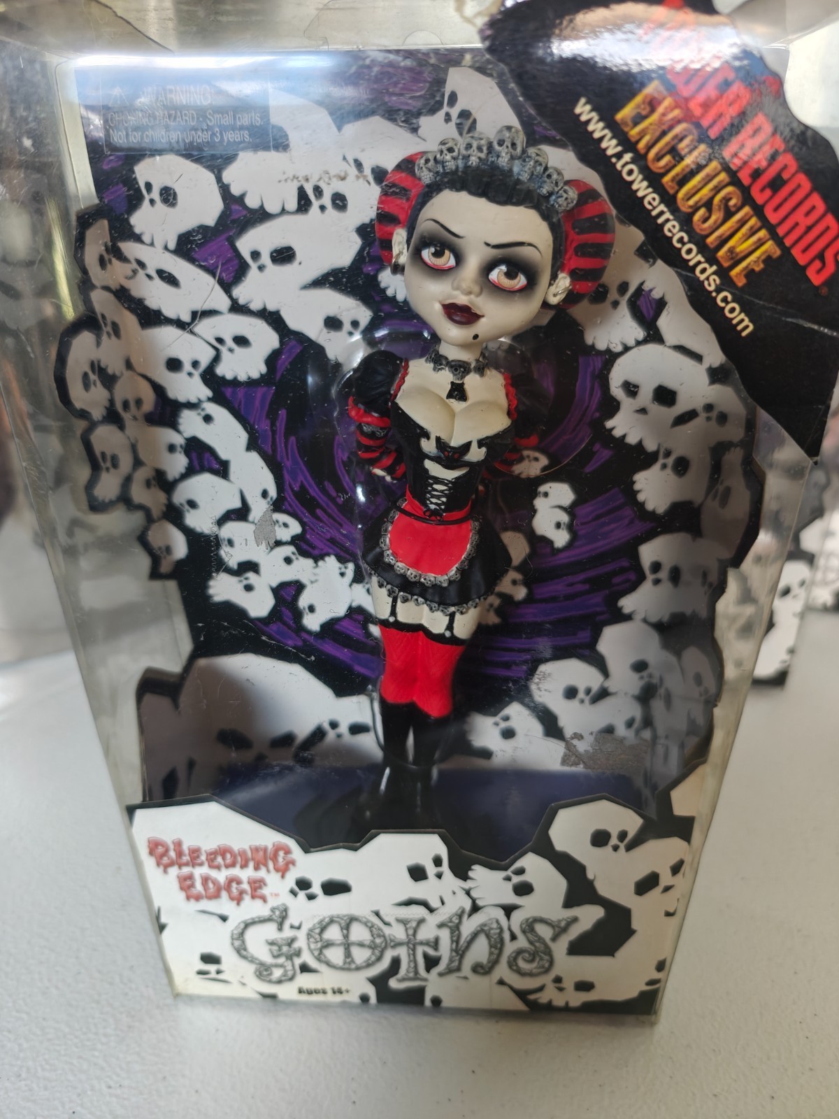 Bleeding Edge Goths – Large Lot, 7 Figures, Original 4 – 7&Prime;, Rare/Exclusive