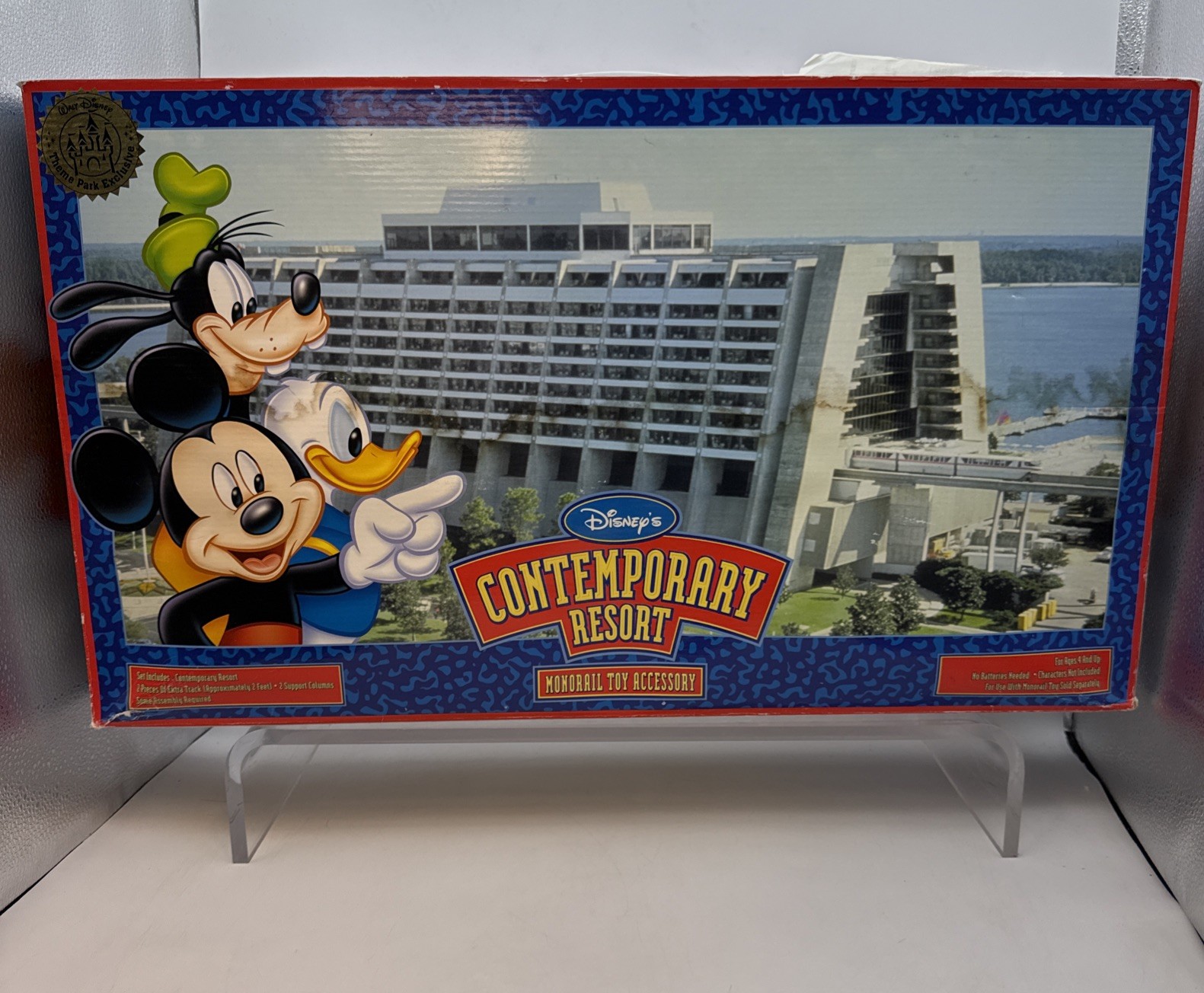 Contemporary Resort Monorail Toy Accessory Mickey Mouse, Walt Disney World READ