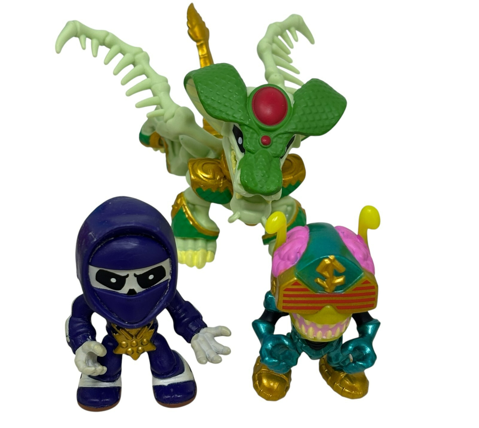 TREASURE X Large Lot Mystical Beasts Figures Weapons Snake Aliens