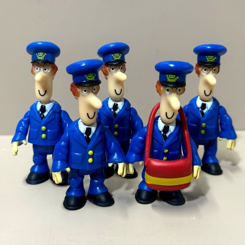 5pcs Postman Pat POSTMAN PAT 2.75 » Character Options Figures Rare Kids Gift