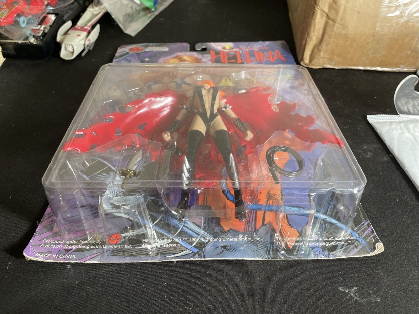 Skybolt Toyz – Lightning Comics – Hellina Mega Action Figure 1997 New In Box