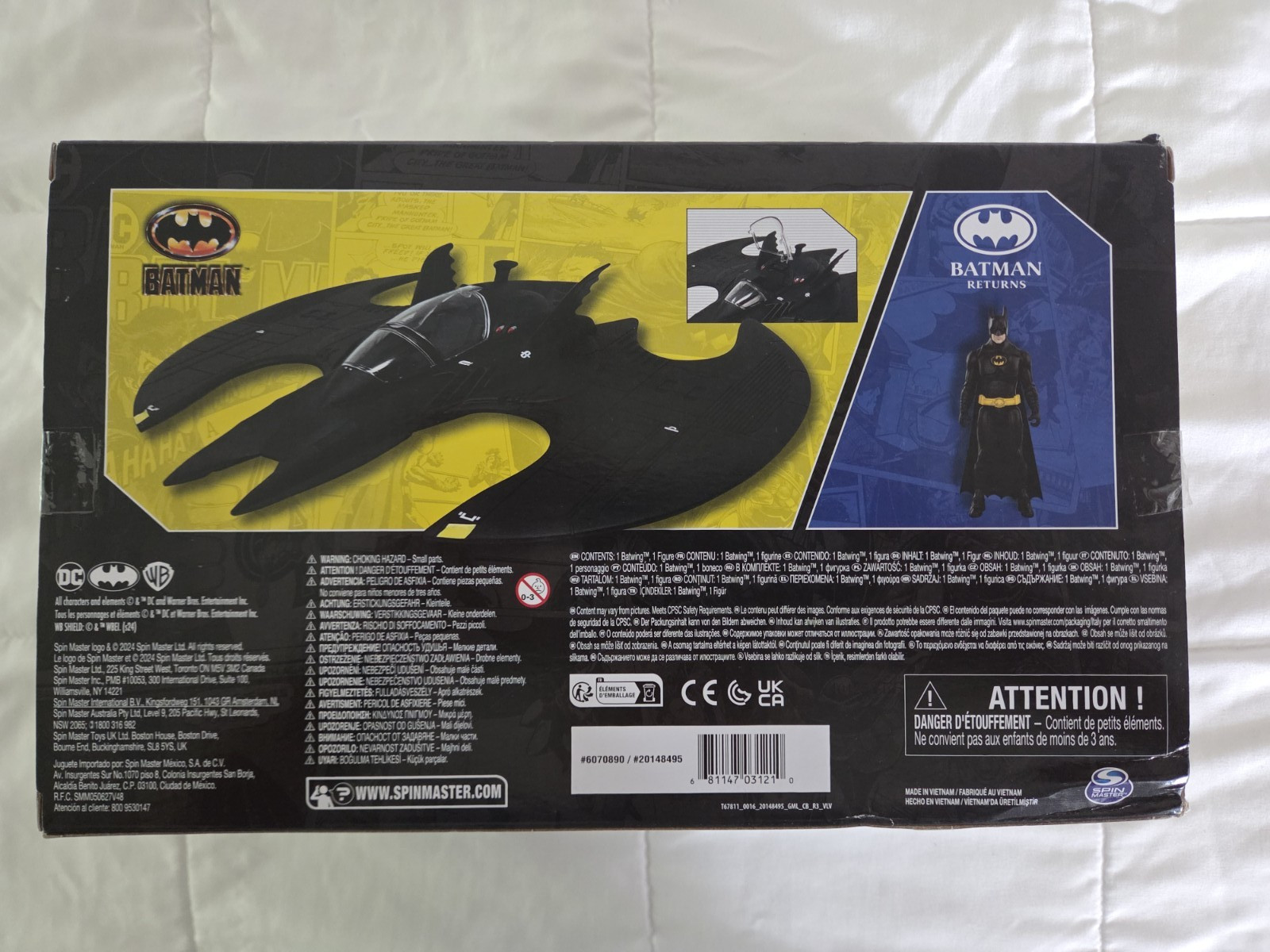 DC Batman 85 Years Batman Batwing & Batman Returns 4&Prime; inch Figure