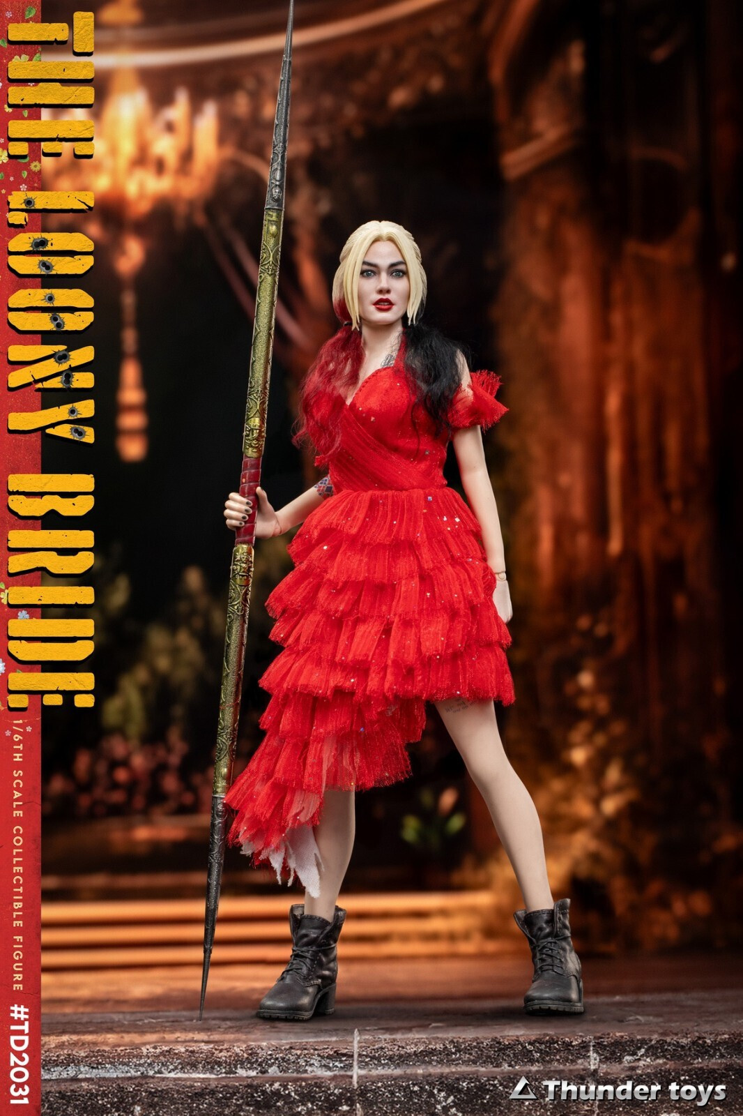 New Thunder Toys TD2031 1/6 Crazy Bride Harley 12&Prime; Figure in stock