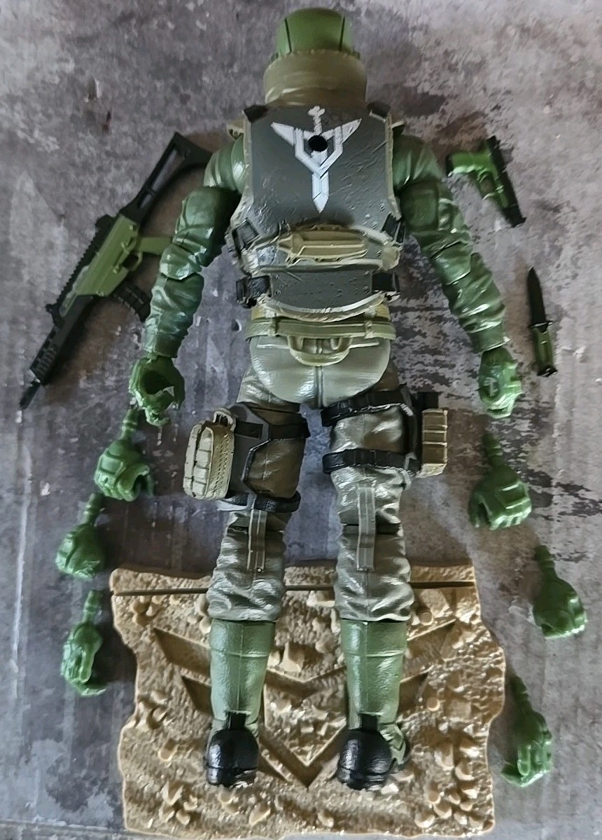 Valaverse Action Force Steel Brigade Custom 6&Prime; Action Figure
