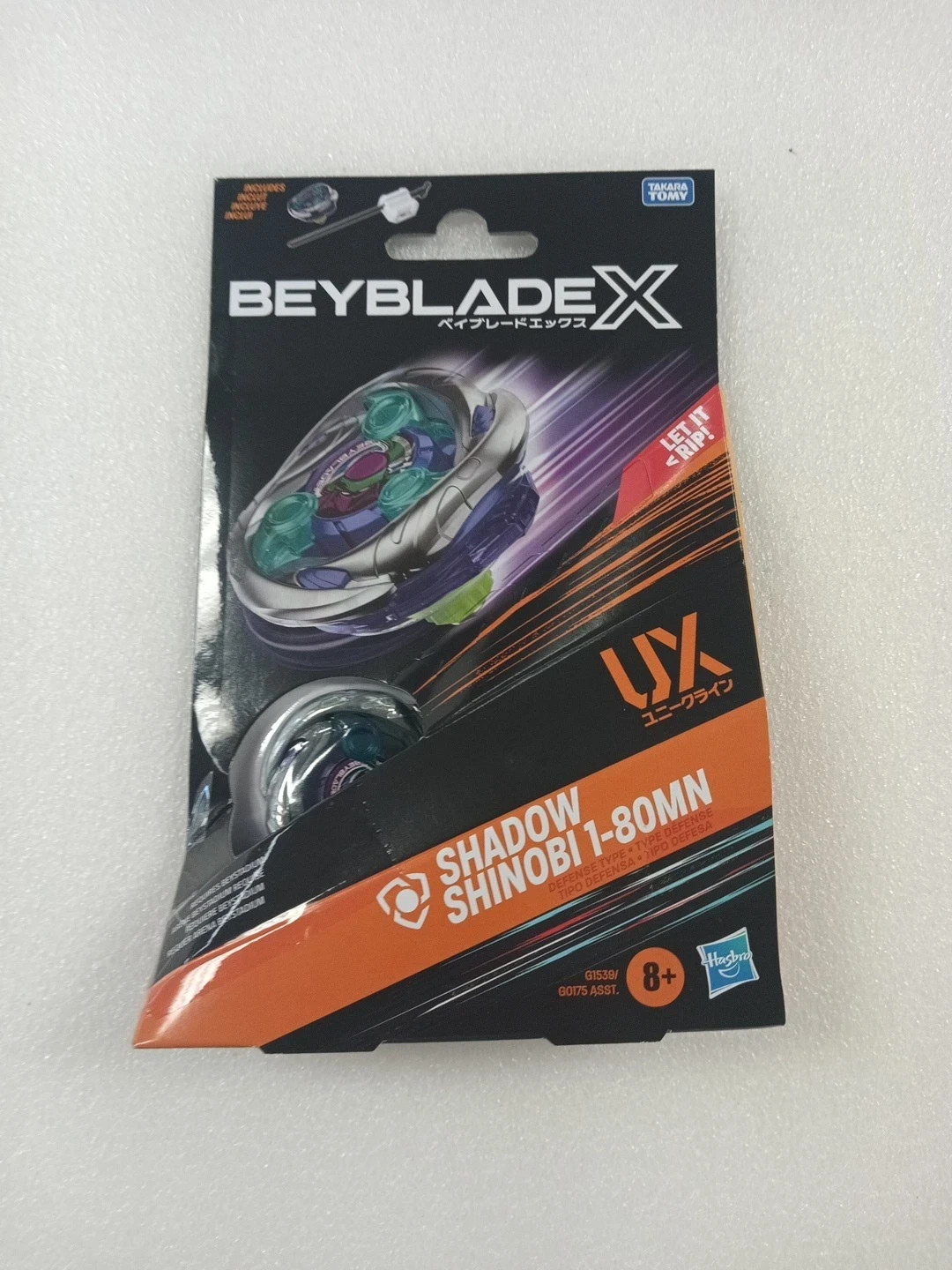 Beyblade X Shadow Shinobi 1-80MN (UX Series) Hasbro New