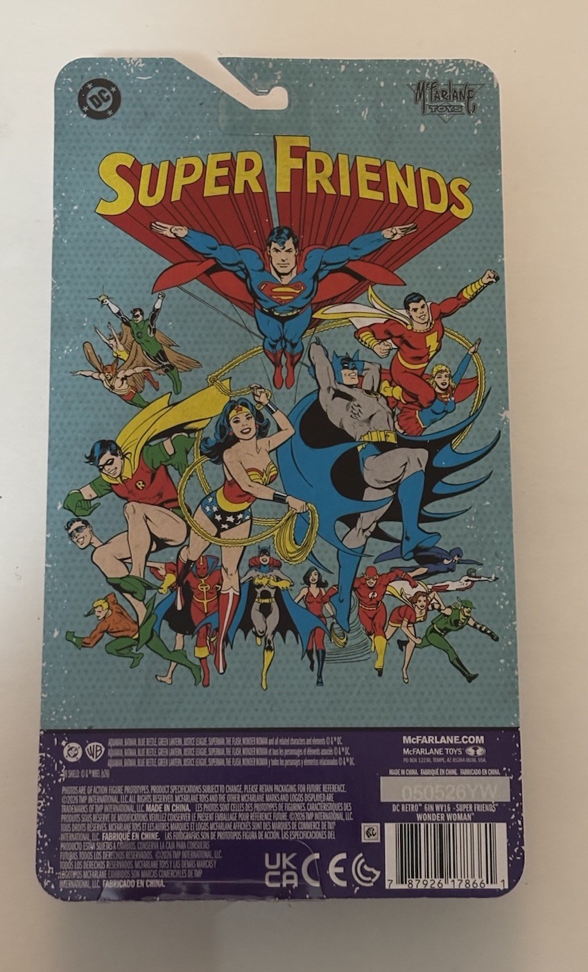 McFarlane DC Retro Super Friends Evil Wonder Woman Red Platinum 2026 *in Stock!