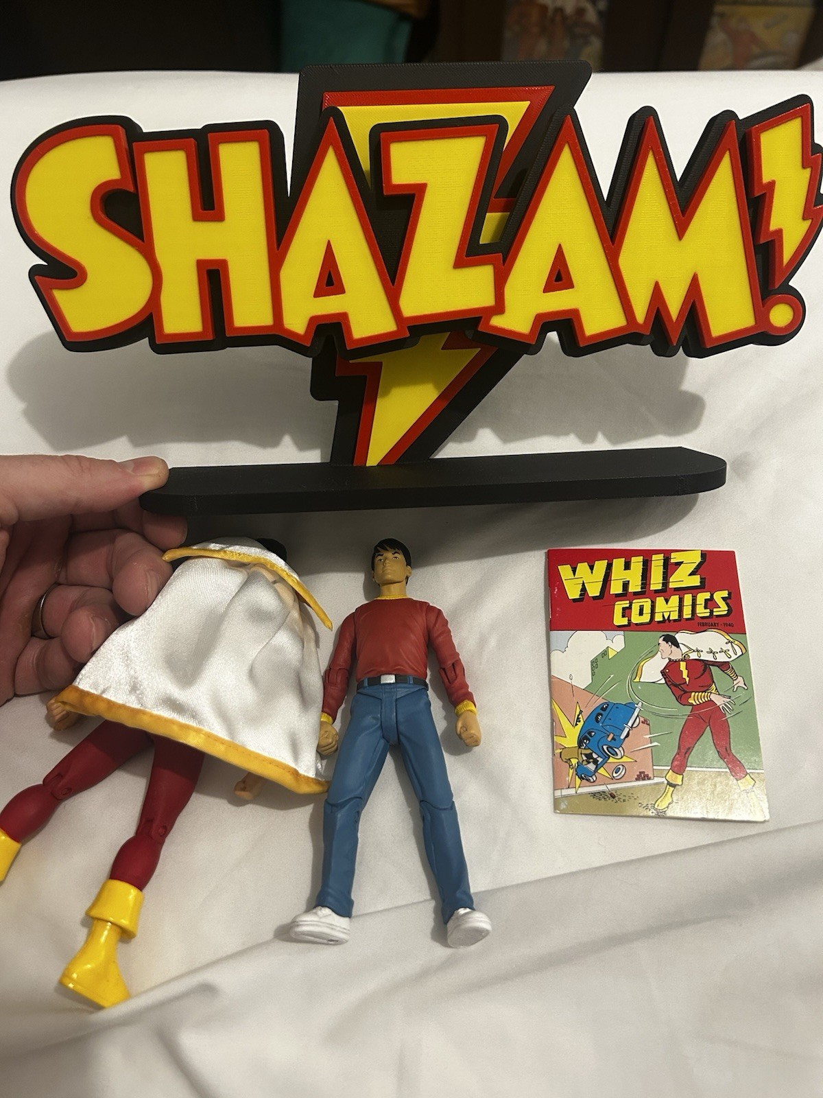 DC Direct SHAZAM ⚡️Figures + Customer Tabletop Sign