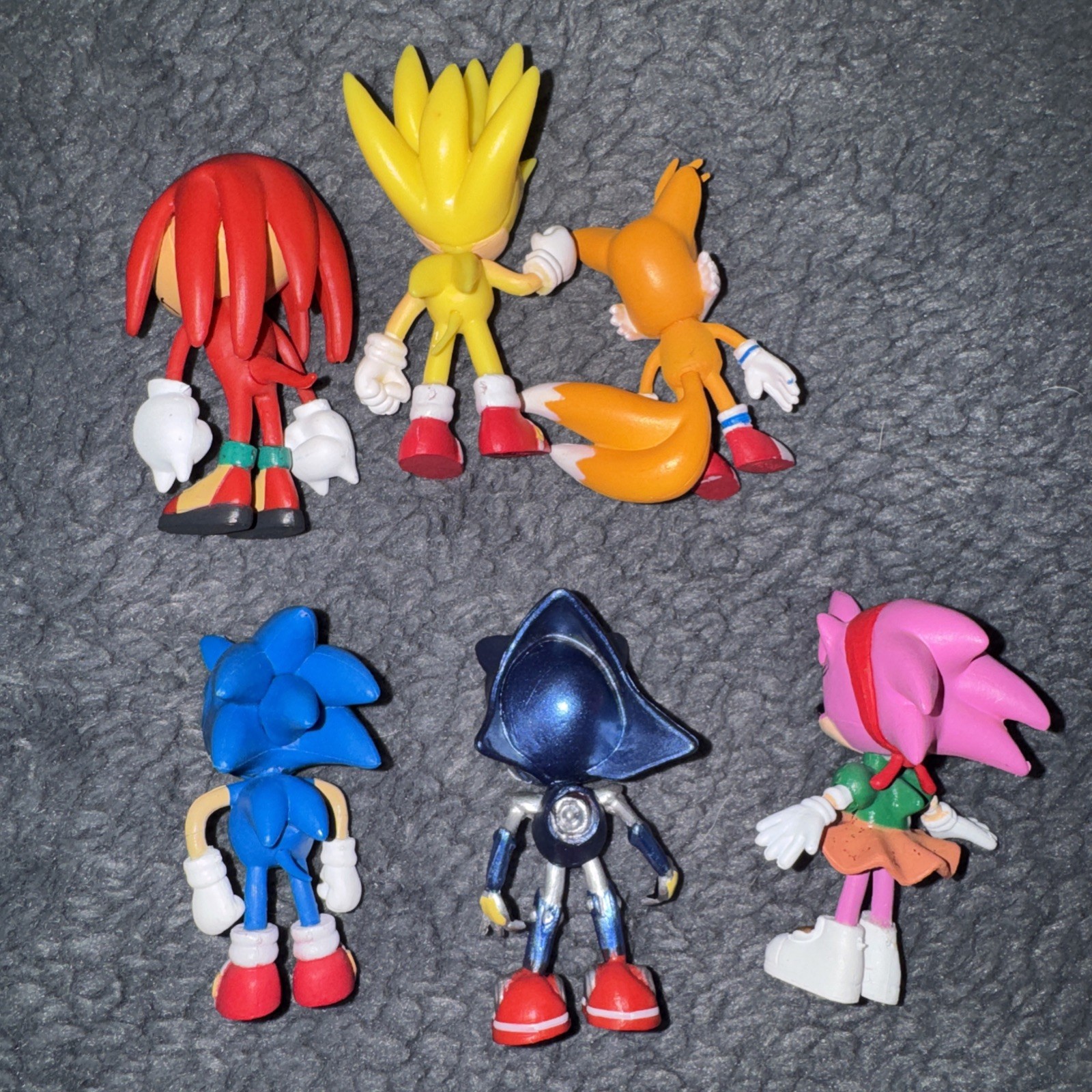 Sonic The Hedgehog Action Figures 6 pcs 2.4 » Tall Sonic Figures Toys