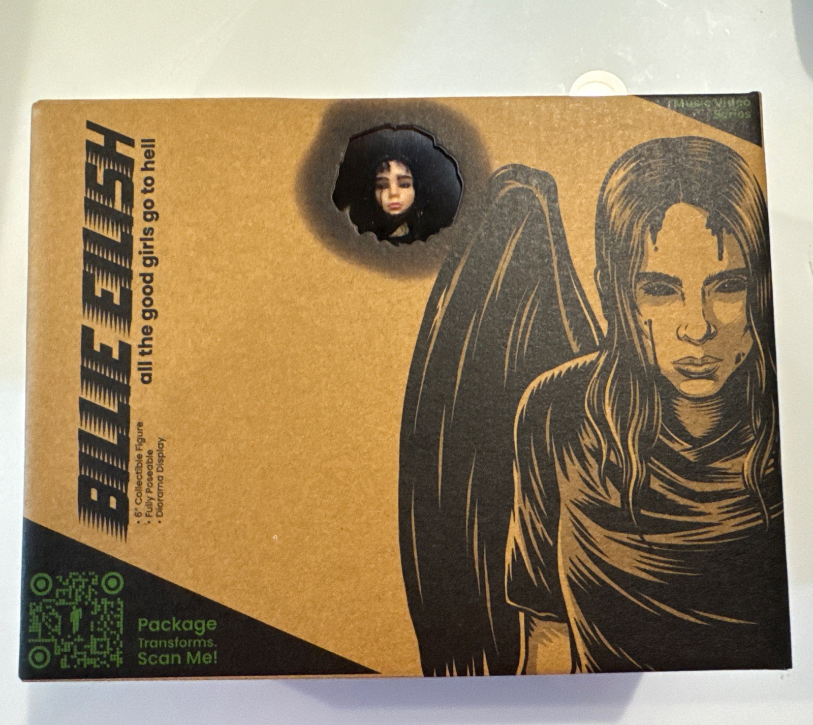 Billie Eilish 6&Prime; All The Good Girls Go To Hell Action Figure Doll Qty Available