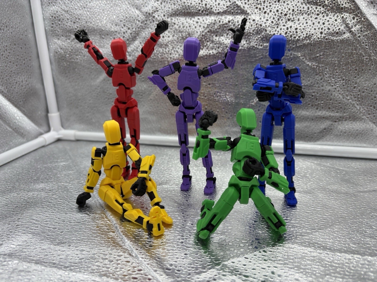 Dummy 13 figure, Titan 13-like Action Figure 3D Printed – w/extra hands