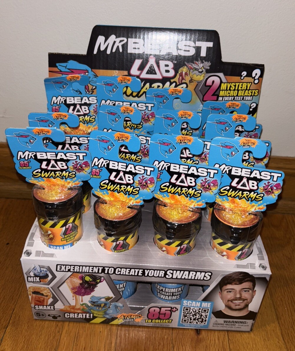 NEW RELEASE! (1) Mr Beast Lab Swarms Test Tube Atomic Series – Mix Shake Create!