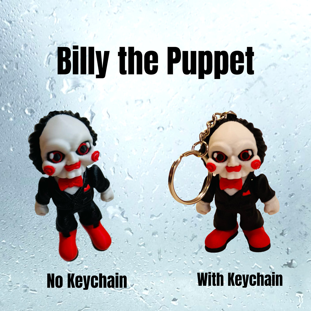 Flexi Horror Toy 3D Printed Articulated Halloween Figures Scary Collectors