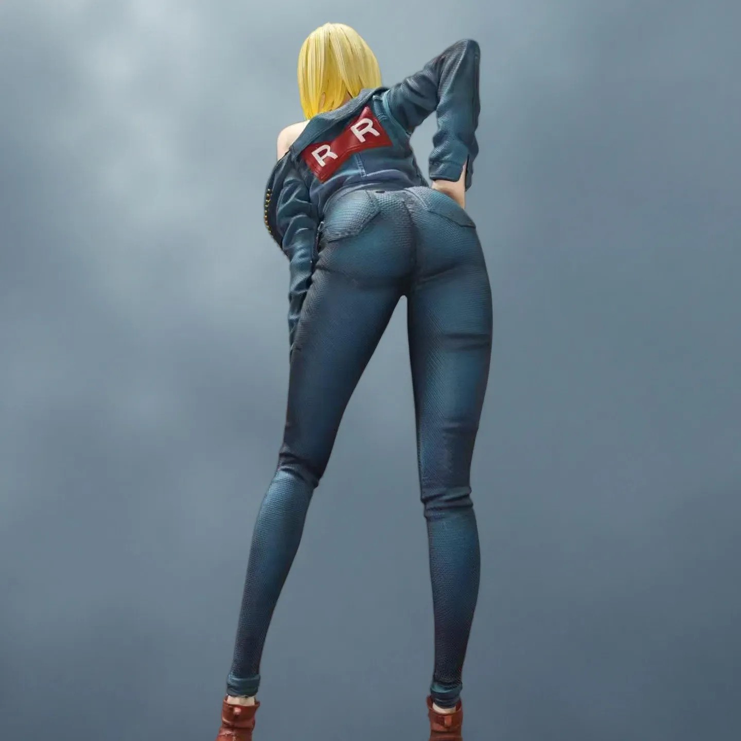 NEW Anime Figure Inspired by Android 18 PVC Model Doll Statue 32cm Unbranded