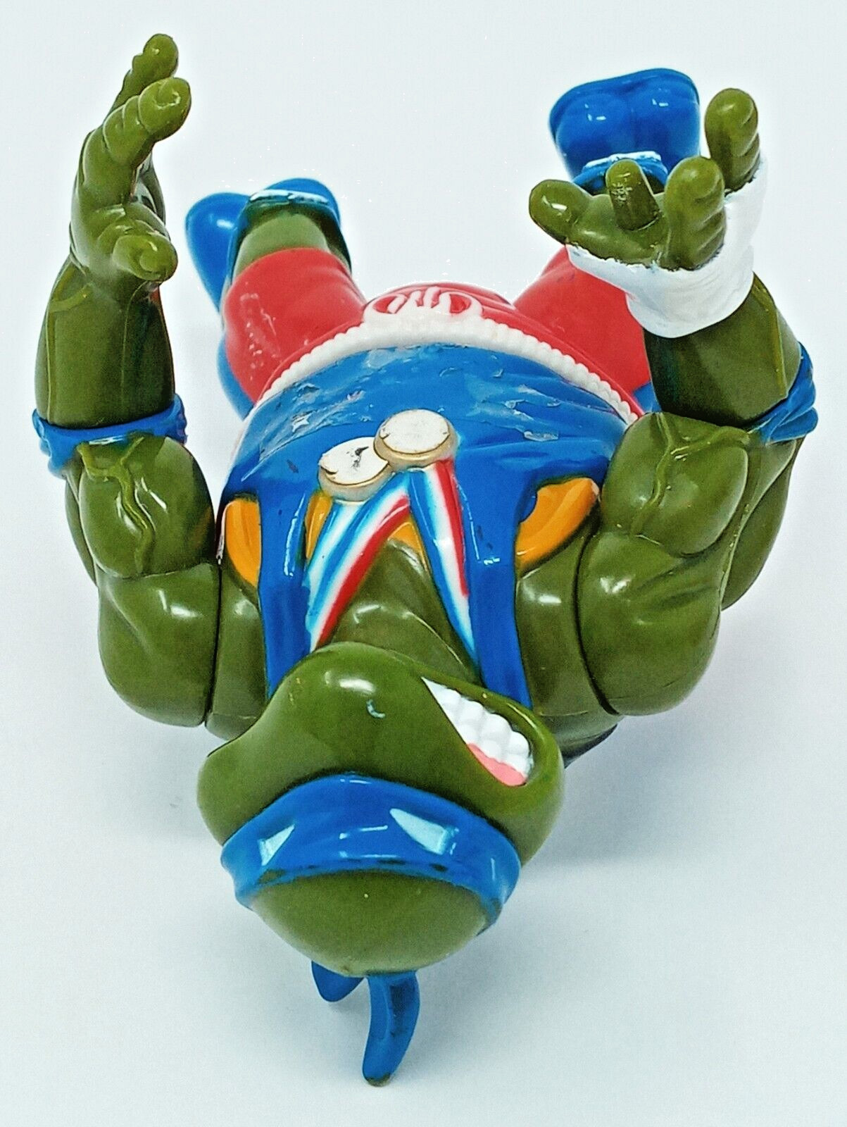 Leonardo 1992 Track n Field Leo 4.5&Prime; Figure original Playmates tmnt