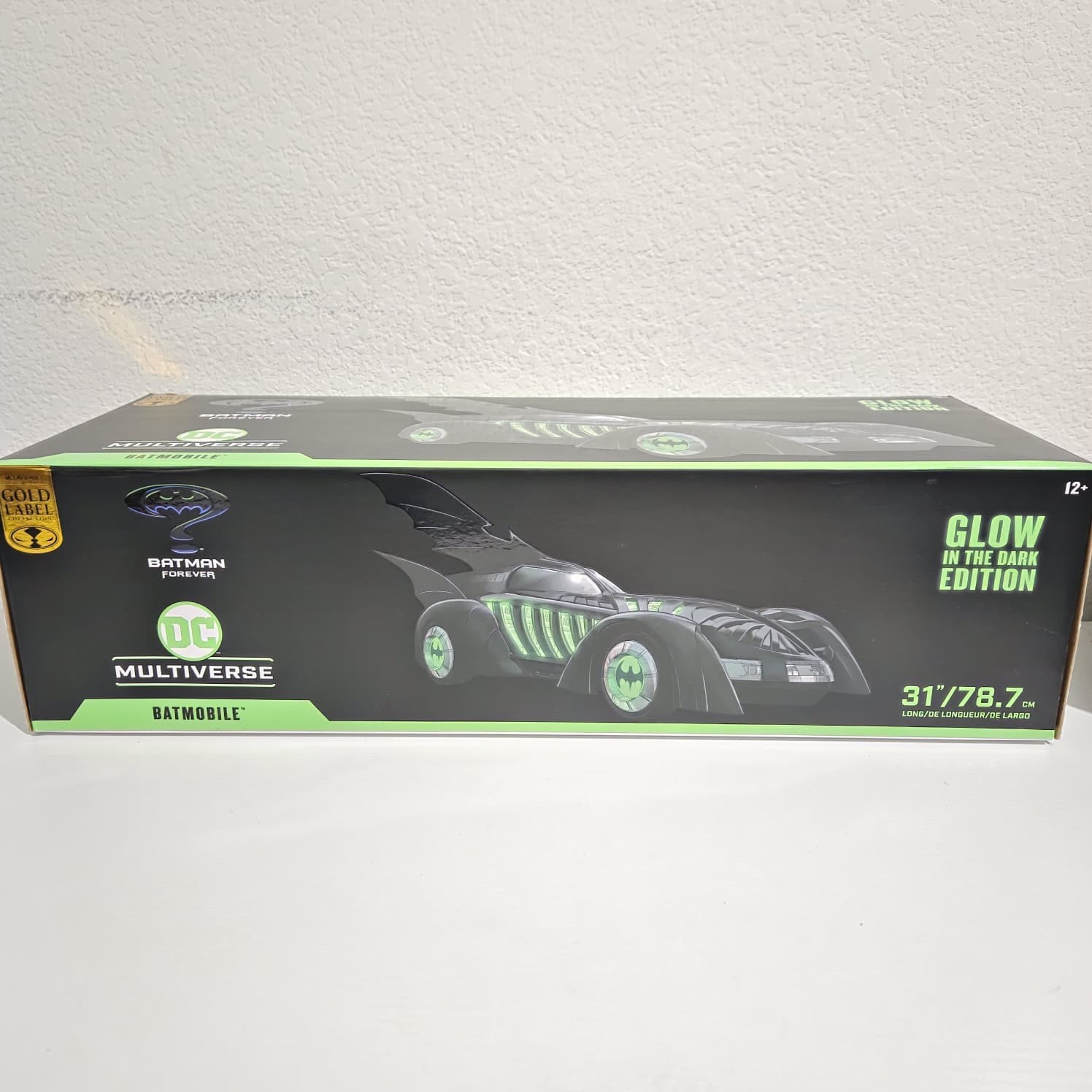 McFarlane Toys DC Multiverse Batman Forever Batmobilem Glow in the dark