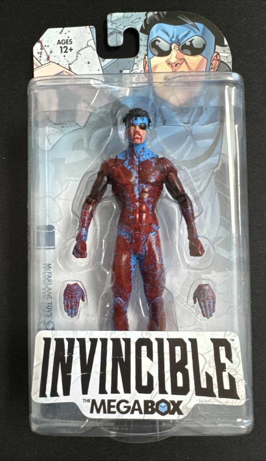 Megabox Invincible Bloody Blue Suit Variant Figure Mcfarlane Toys Skybound NEW