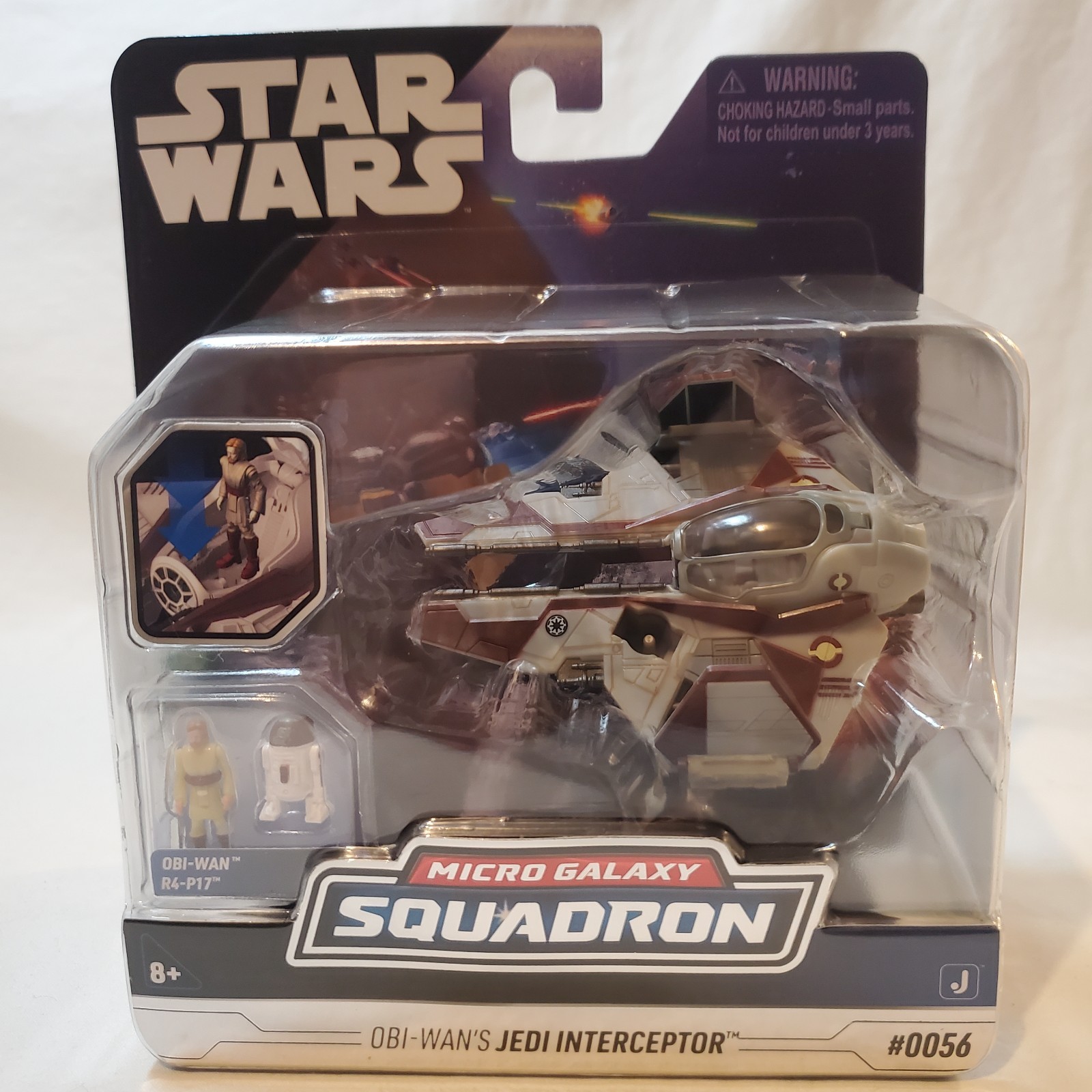 Star Wars Micro Galaxy Squadron Series 3 – Obi-WAN’s Jedi Interceptor #0056 NIB!